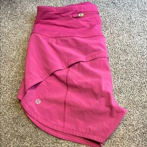 Lululemon Pink Speed up Mid-rise lined Short 4”